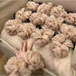Gifty - Ruffled Rose Flower Ponytail Scrunchie