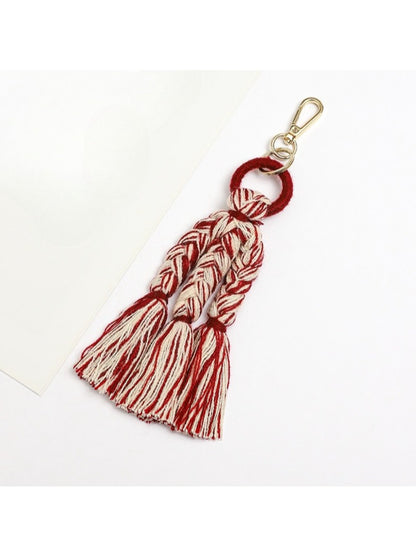 Keypus - Color Block Tassel Bag Charm