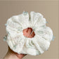 Gifty - Floral Hollow Petal Polyester Scrunchie
