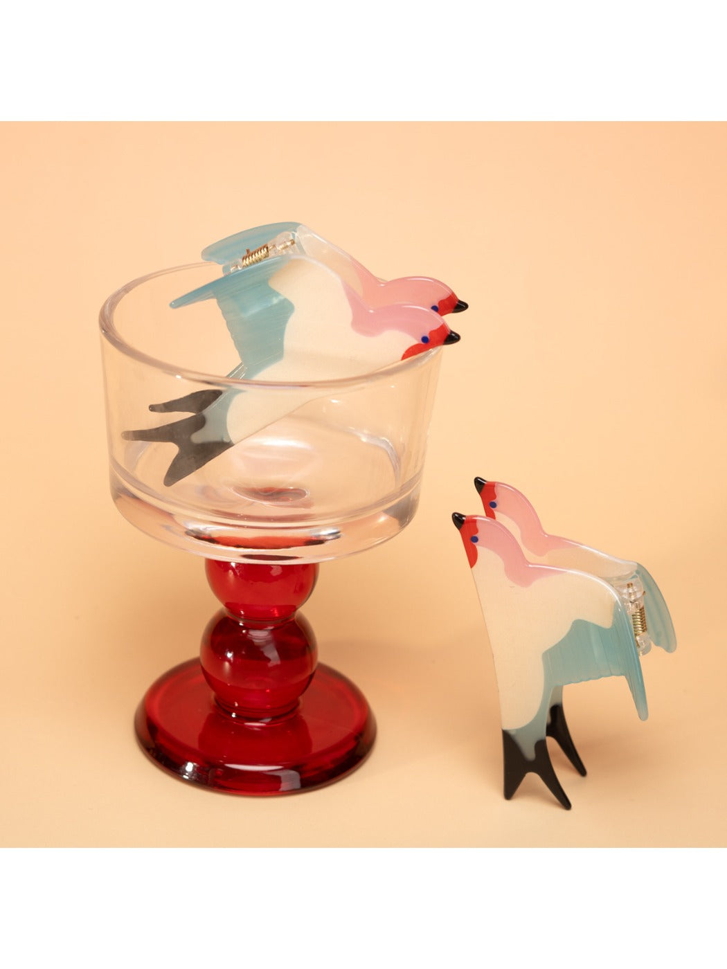 Beau - Blue Swallow Hair Clip