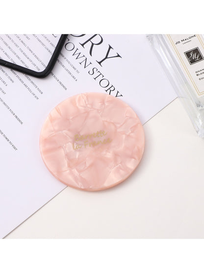 Mirroray - Acetic Acid Round Simple Multi-Color Small Mirror