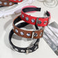 Gifty - Punk Faux Leather Metal Buckle Wide Headband