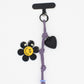 Keypus - Sunflower Smiley-Shaped Keychain