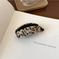 Beau - Glossy Marbled Acetate Banana Clip