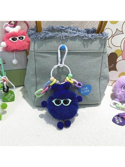 Keypus - Plush Pompom Bag Charm