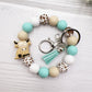 Keypus - Cartoon Animal Tassel Silicone Keychain