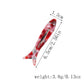Beau - Acrylic Alloy Fish Shape Bangs Hair Clip