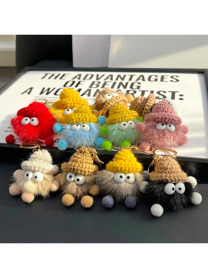 Keypus - Adorable Soot Ball Plush Keychain