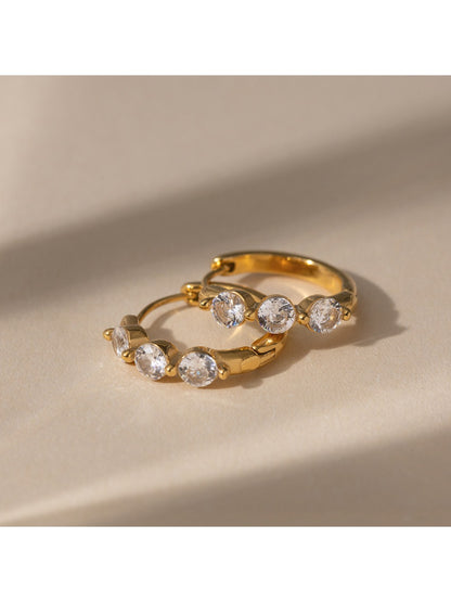 Earedge - Delicate Minimalist Hoop Earrings