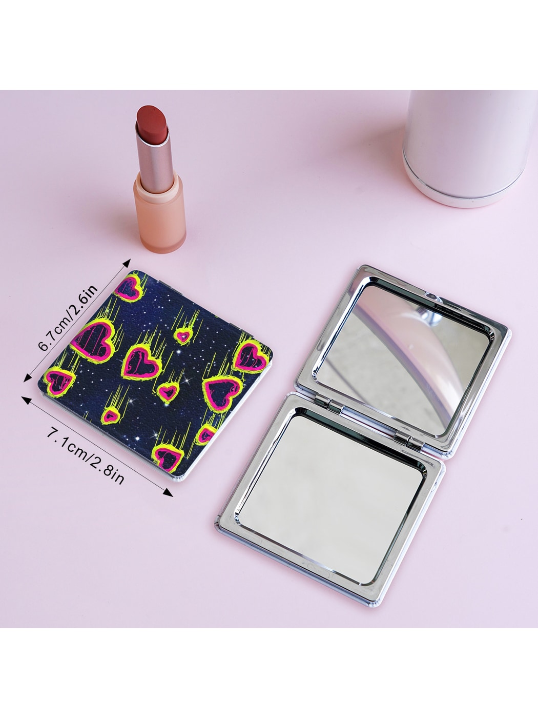 Mirroray - Y2K Pattern Folding Makeup Mirror