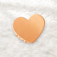 Beau - Matte Heart Shape Plastic Hair Claw Clip