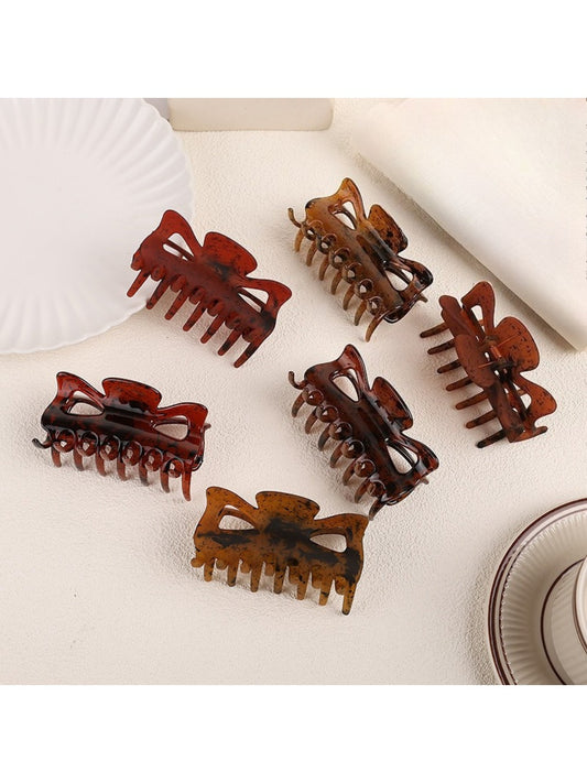 Beau - Retro Minimalist Brown Hair Clip
