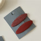 Beau - Plaid Oval Shaped Hair Clip