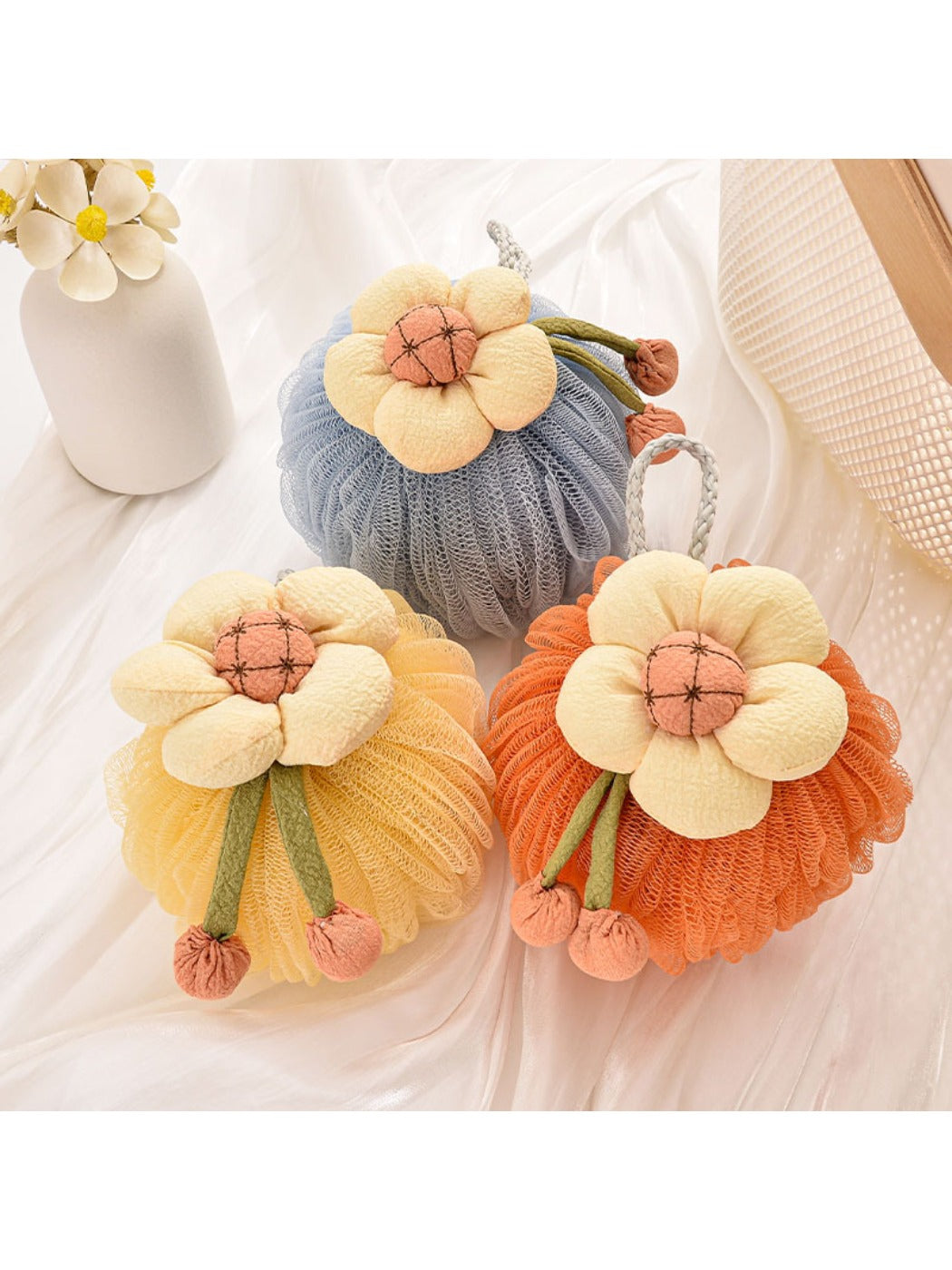 Papo - Cartoon Sun Bath Mesh Puff Soft Foaming Scrub