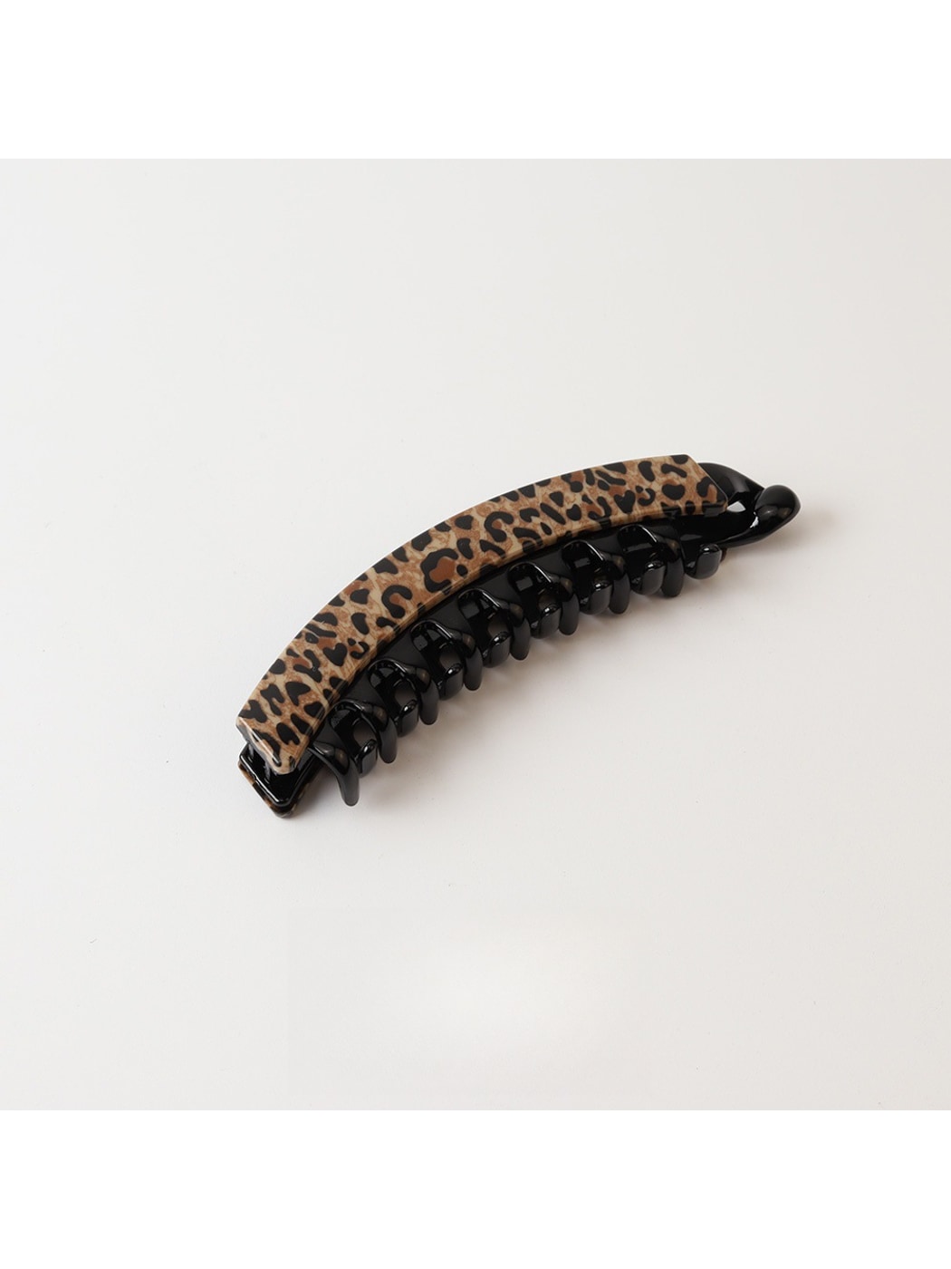 Beau - Leopard Print PC Cross Design Claw Clip