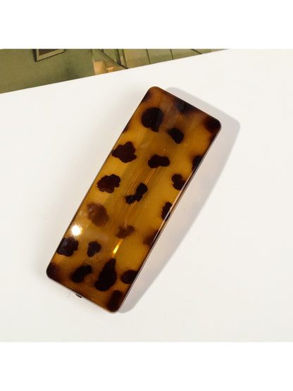 Beau - Retro Leopard Print Hair Clip