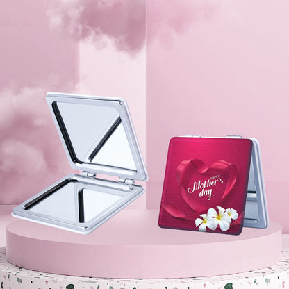 Mirroray - Rectangle Compact Glass Touch Up Makeup Mirror