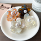 Beau - Sweet Camellia Ring Accent Acetate Claw Clip