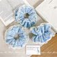 Gifty - Double-layer Lace Plaid Hair Ring