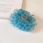 Beau - Cloud Ruffle Mesh Polka Dot Hair Claw Clip