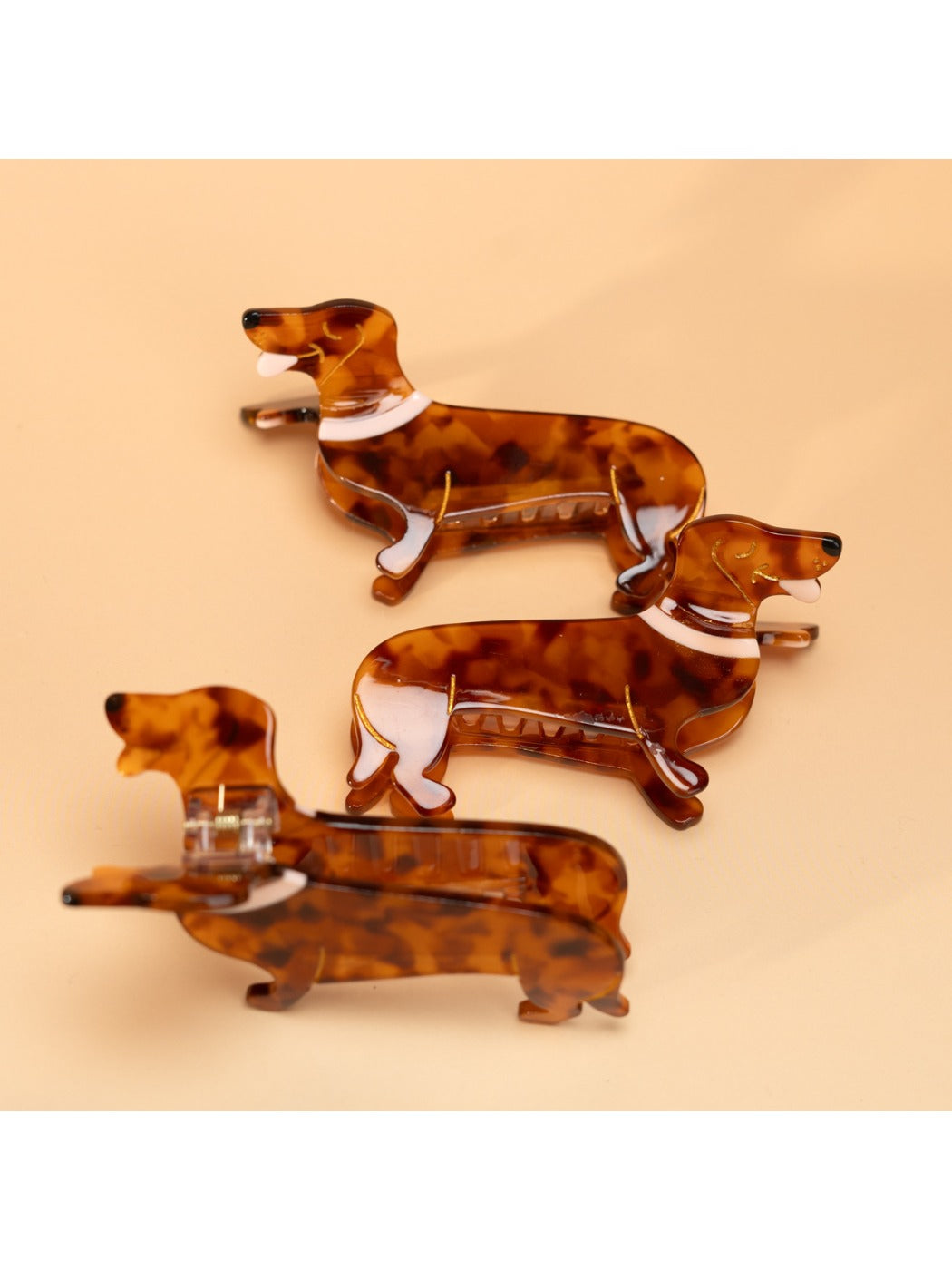Beau - Playful Cartoon Puppy Hair Clip