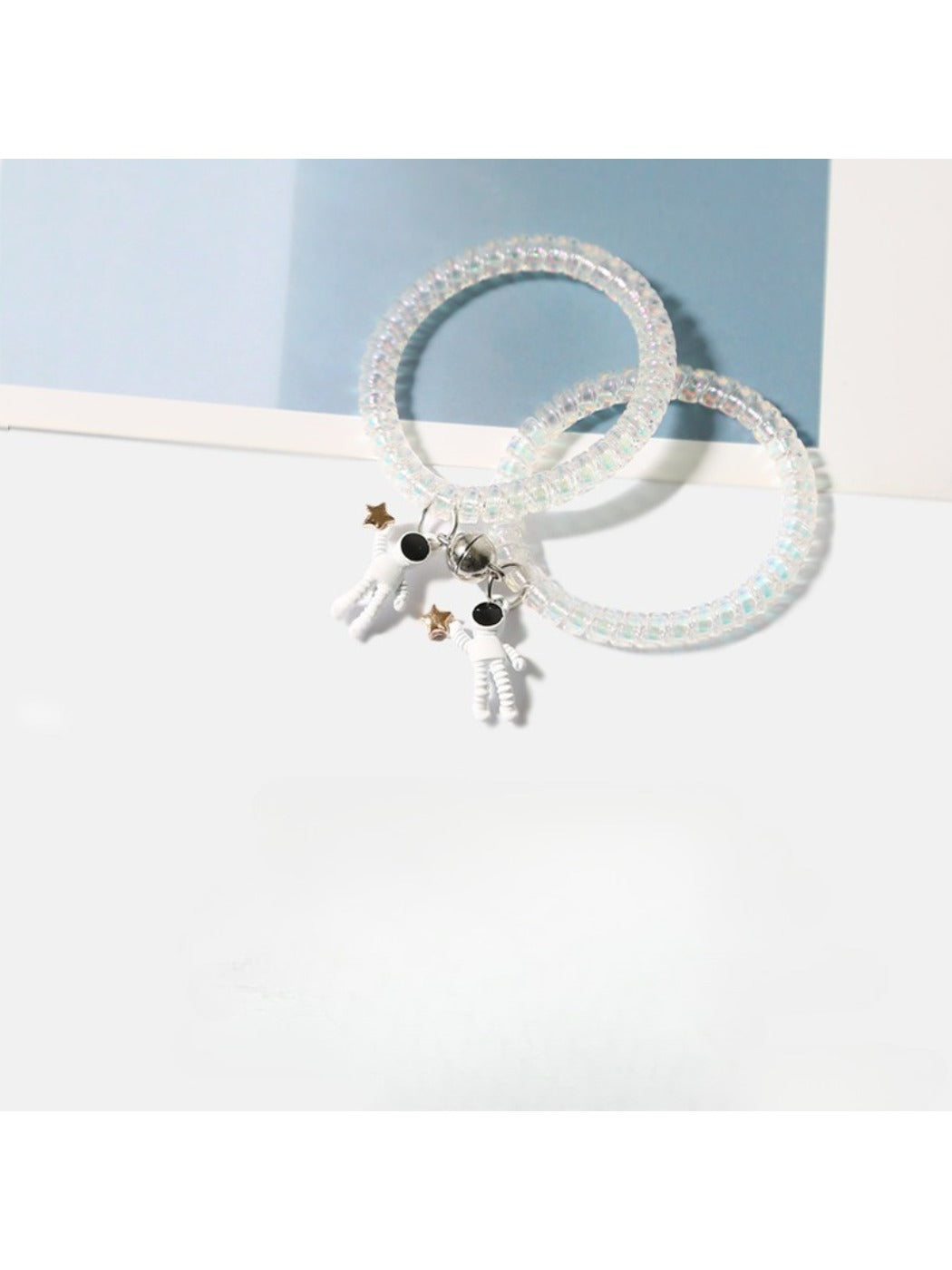 Gifty - Couple Telephone Coil Hair Ties Set