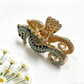 Beau - Parrot Shape Rhinestone Alloy Claw Clip