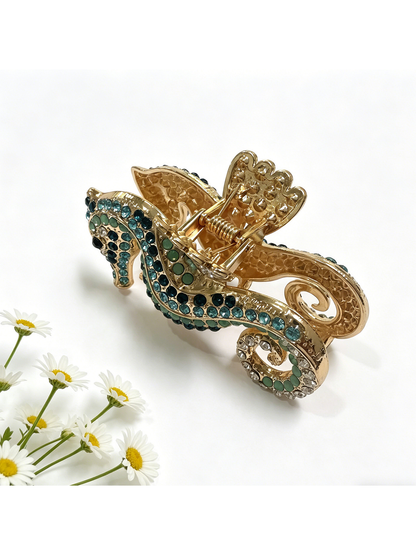 Beau - Parrot Shape Rhinestone Alloy Claw Clip