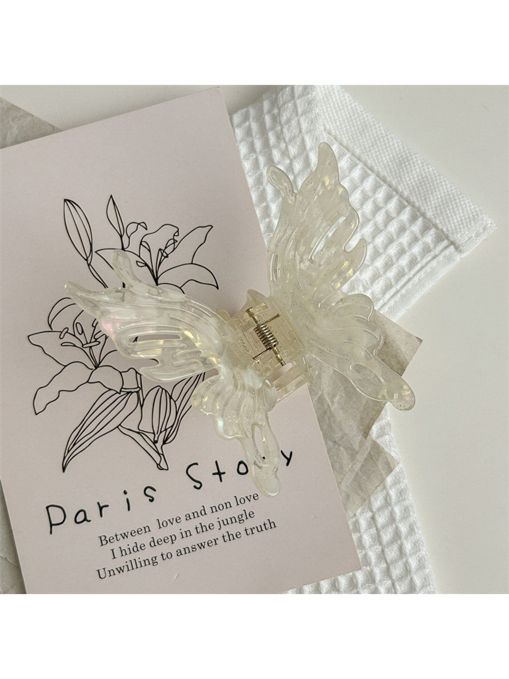 Beau - Elegant Acetate Fiber Butterfly Claw Clip