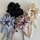 Gifty - Satin Bow Ribbon Oversized Scrunchie