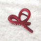 Beau - Simple Square Twist Design Plastic Claw Clip