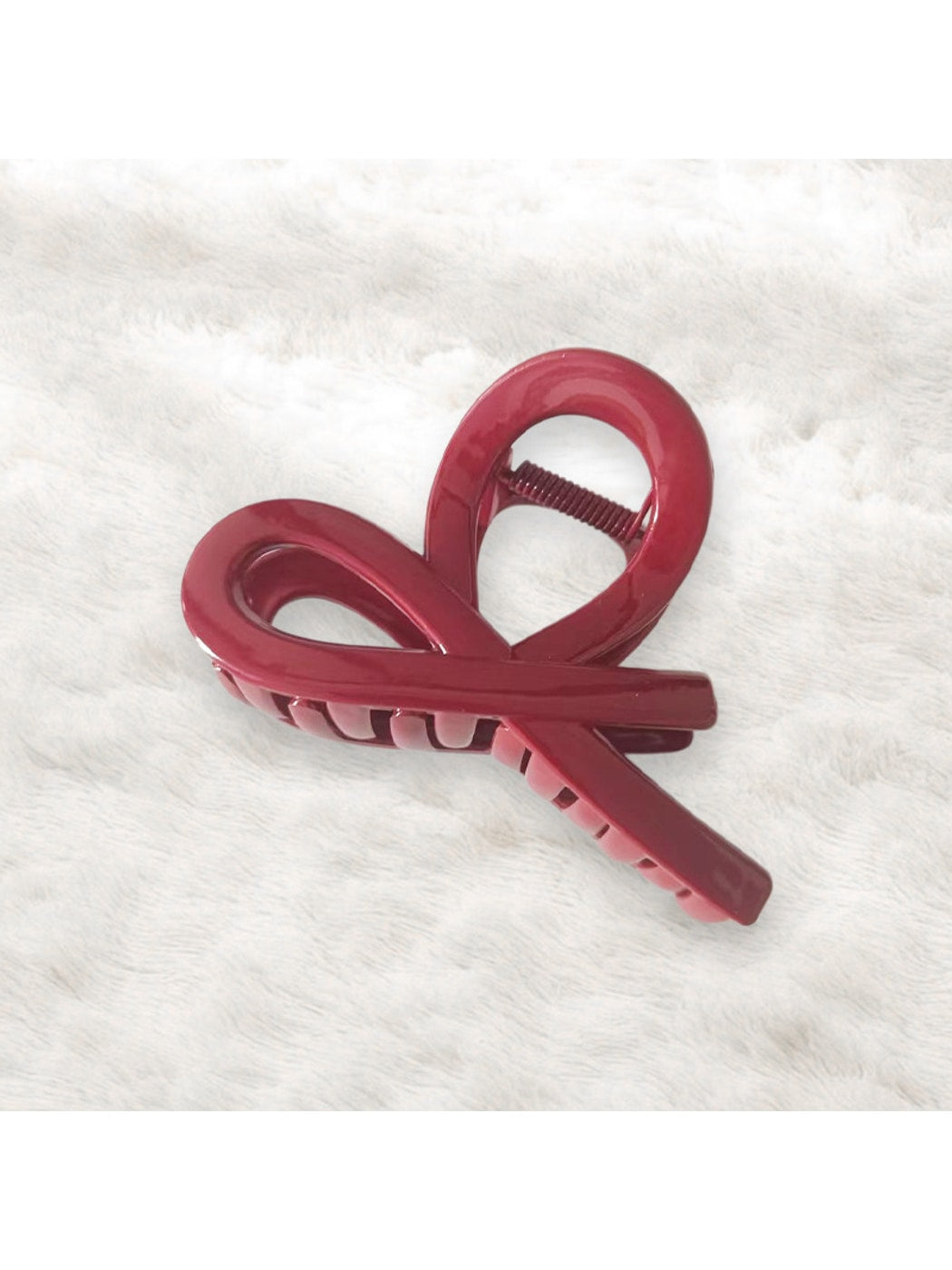 Beau - Simple Square Twist Design Plastic Claw Clip