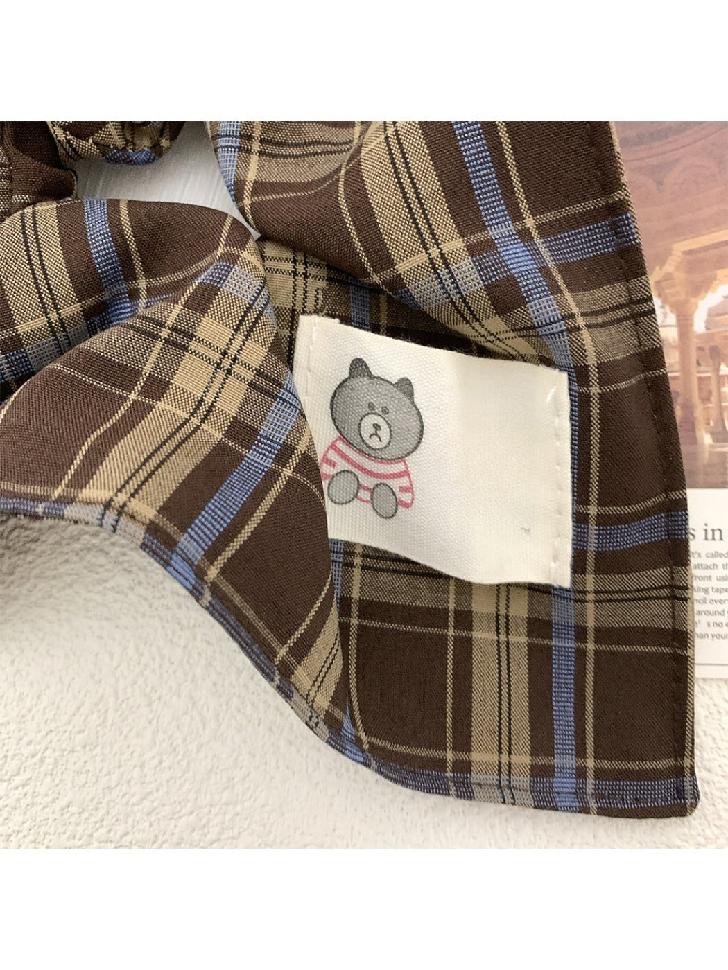 Gifty - Cute Plaid Pattern Hair Tie