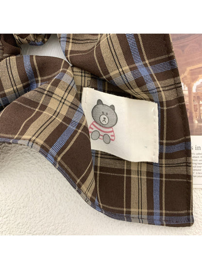 Gifty - Cute Plaid Pattern Hair Tie