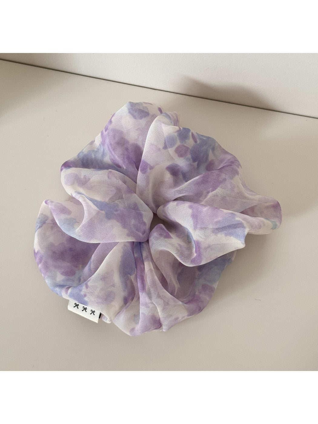Gifty - Watercolor Mesh High Elastic Round Scrunchie