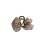 Beau - Mesh Bow Floral Accent Decorative Claw Clip