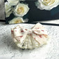 Beau - Cherry Print Bow Lace Trim Spring Hair Clip