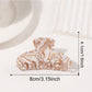 Beau - Textured Half Round Hair Claw Clip