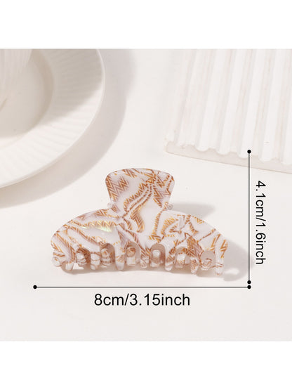Beau - Textured Half Round Hair Claw Clip
