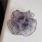 Gifty - Floral Print Irregular Sheer Hair Scrunchie