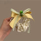 Gifty - Ribbon Bow Striped Scrunchie