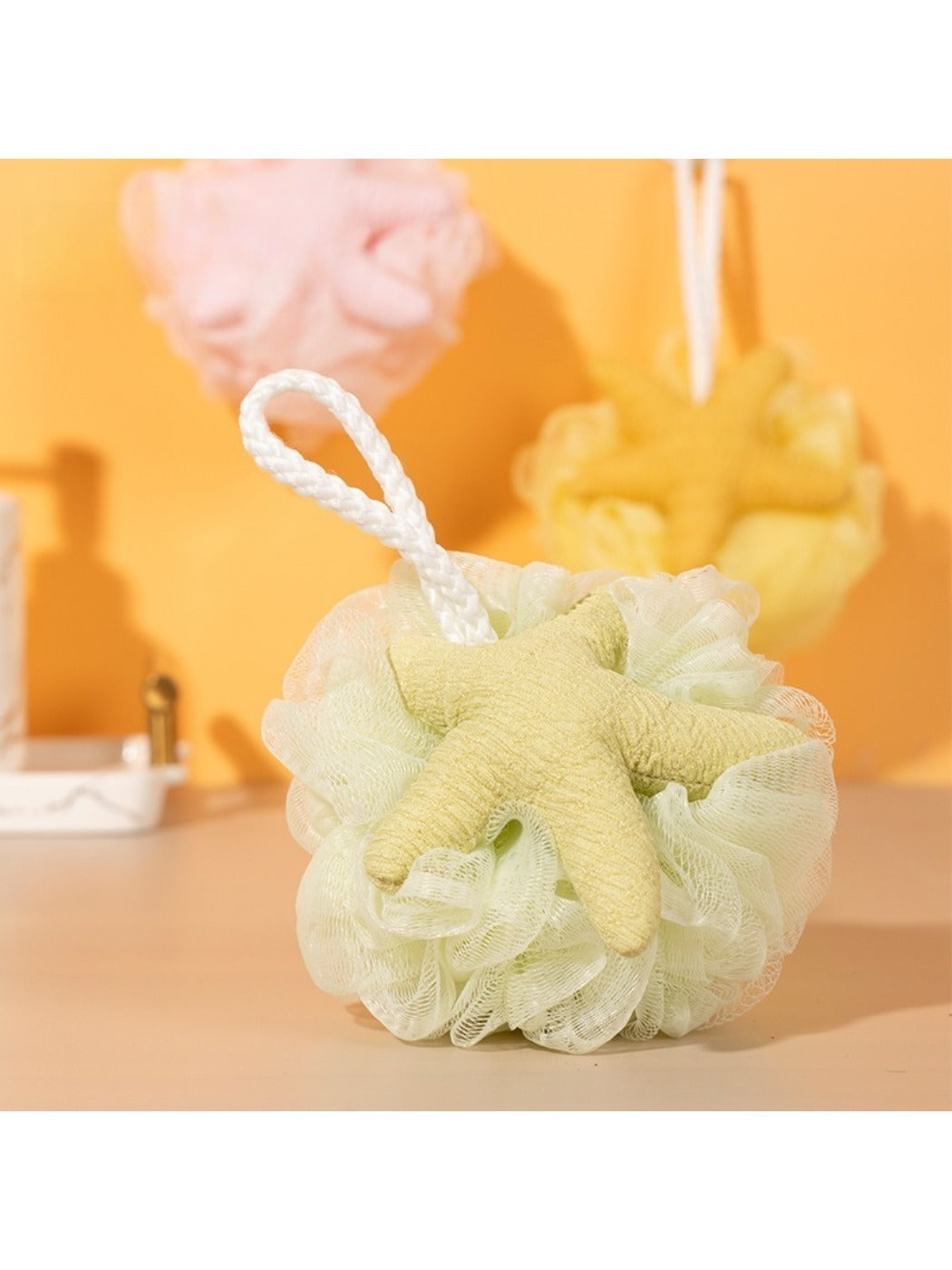 Papo - Star Shaped Soft Shower Puff