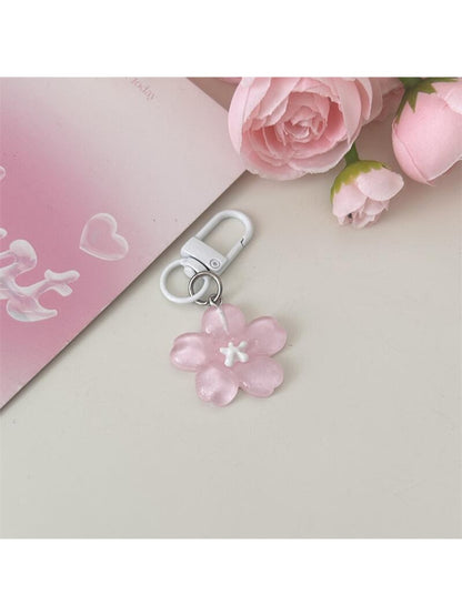 Keypus - Sweet Floral Pendant Key Ring Charm Keychain
