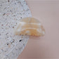 Beau hair clip with gradient colors from pink to blue in acrylic material