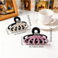 Beau - Color Block Hollow Out Claw Clip