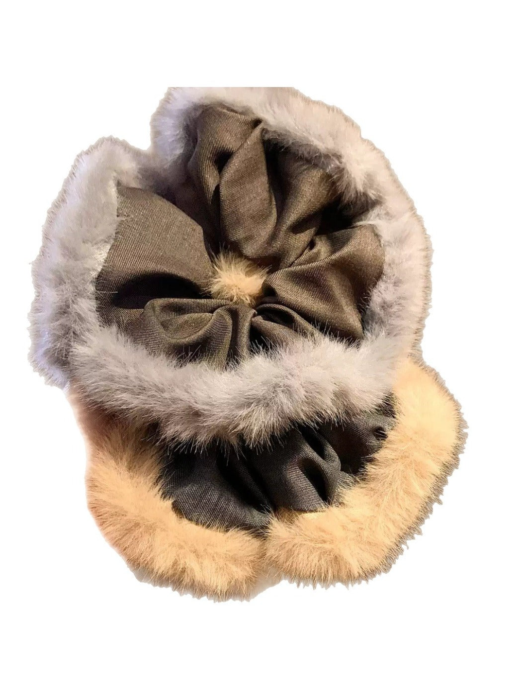 Gifty - Plush Edge Splicing Hair Loop