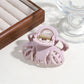 Beau - Hollow Pumpkin Shape Plastic Alloy Claw Clip