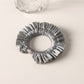 Gifty - Solid Color Satin Finish Ruffle Scrunchie