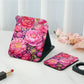 Mirroray - Floral Printed Desktop Folding Makeup Mirror