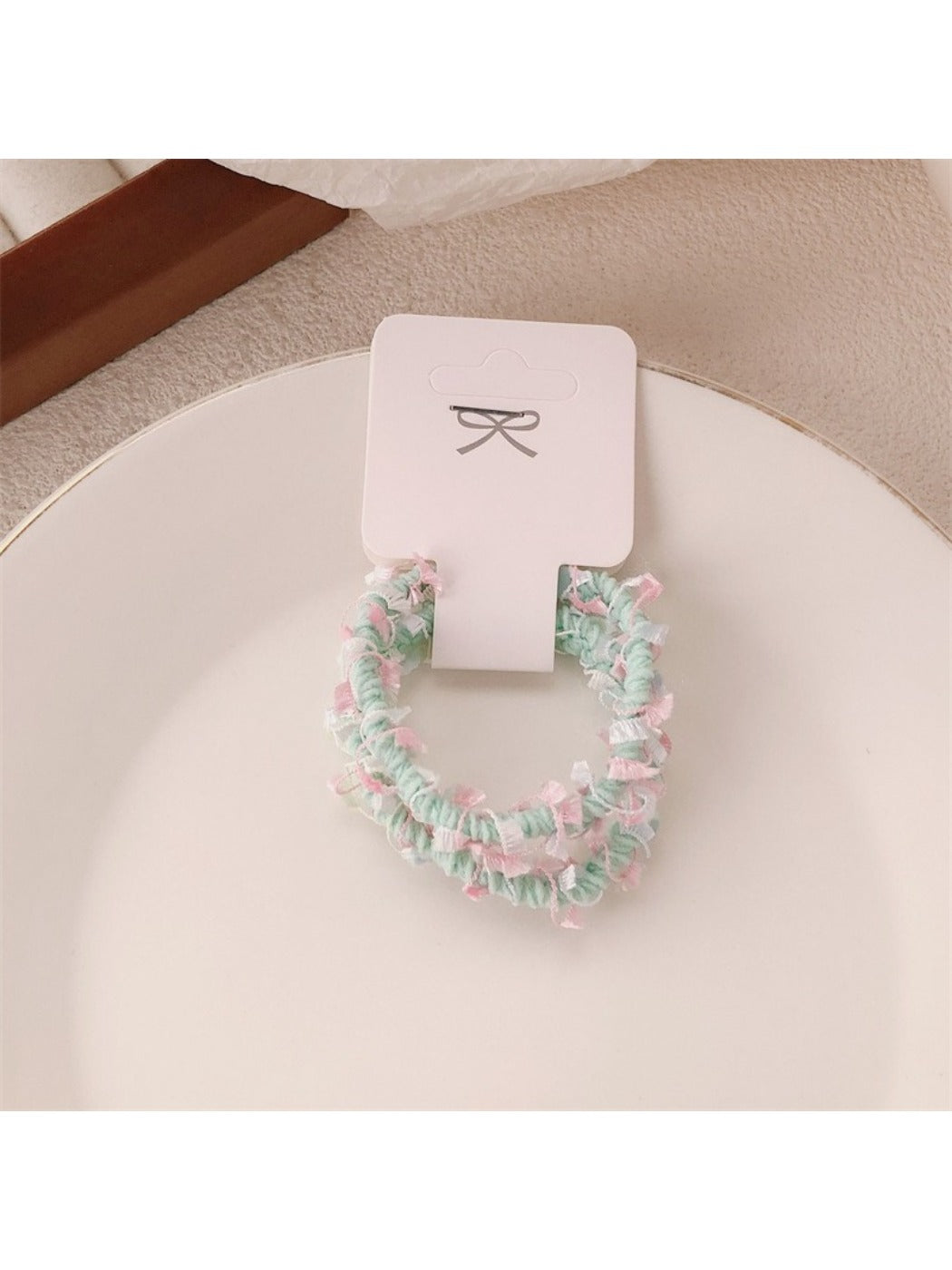 Gifty - Sweet Colorful Hair Tie (2 Pcs)